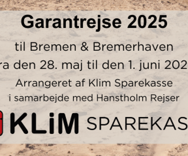 Garantrejse 2025